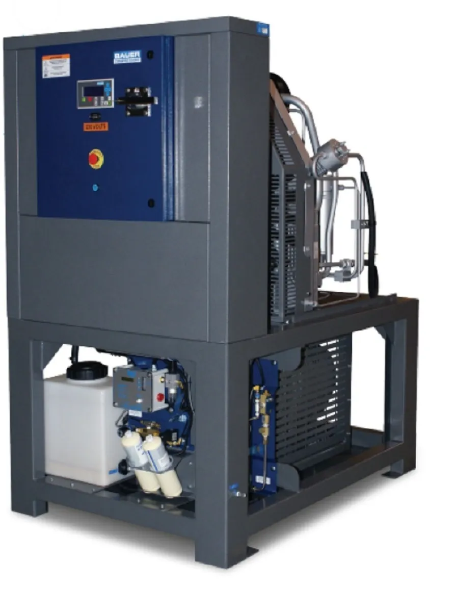 BAUER 4-Stage, 5000 PSI High Pressure Breathing Air Compressors - K42V-E3