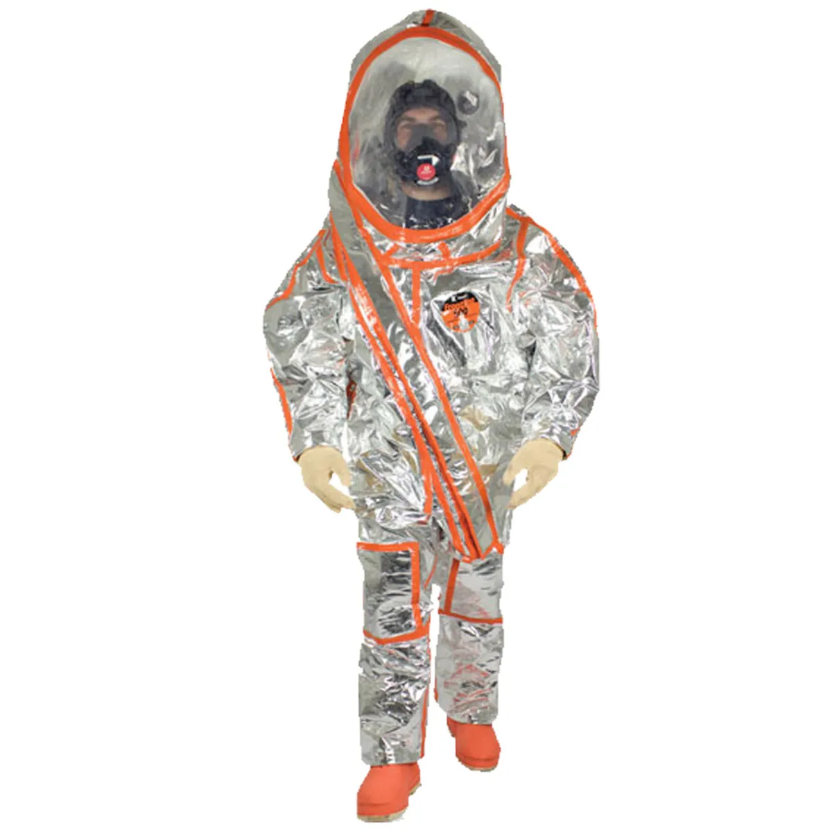 KAPPLER FRONTLINE® 500 Vapor Total Encapsulating Suit, NFPA 1991 Edition, Front Entry, Aqua Seal, F5H582-91