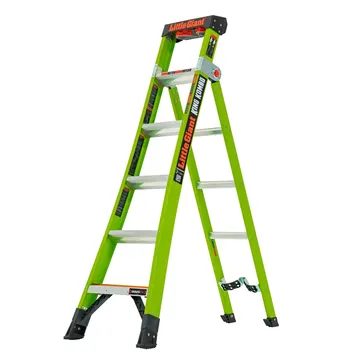 Little Giant Industrial Fiberglass Step ladder, 13610-074 TYPES 1AA