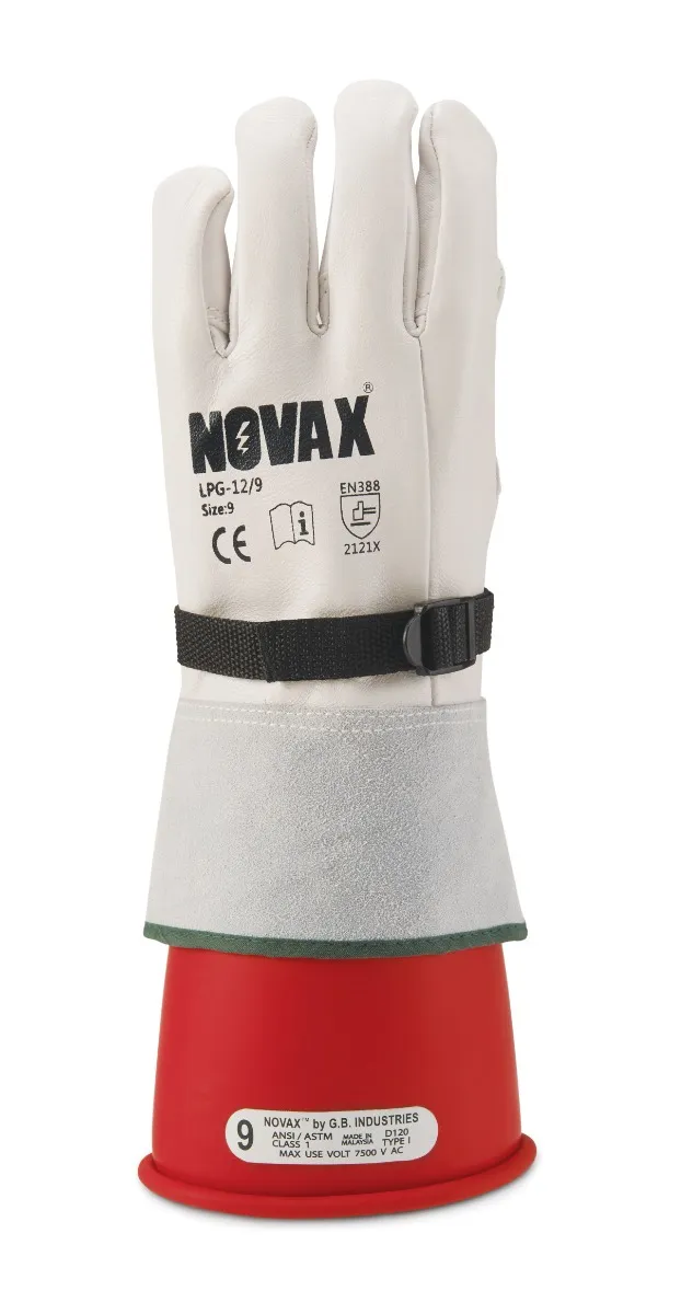 NOVAX® Leather Protector Glove fit Class 1-2 Insulating Gloves - LPG 12