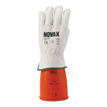 NOVAX® Leather Protector Glove fit Class 00-0 Insulating Gloves - LPG 10