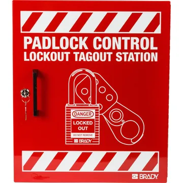 Brady® Large Steel Padlock Control Center - LR018E