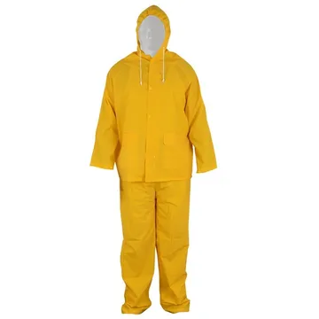 WORKLAND Rain Suit, 0.4 mm Thickness, Polyester - LRK