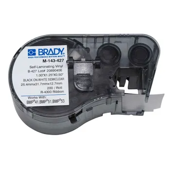 BRADY Self-laminating Vinyl Wire and Cable Labels