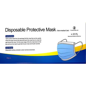 3ply Disposable Face Mask, 50pcs/Box