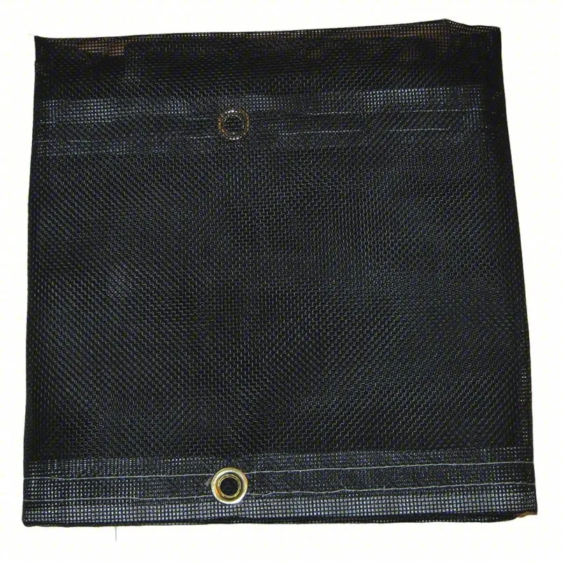 Mauritzon 10x30 ft standard duty black mesh tarp MBT-12-04-1030