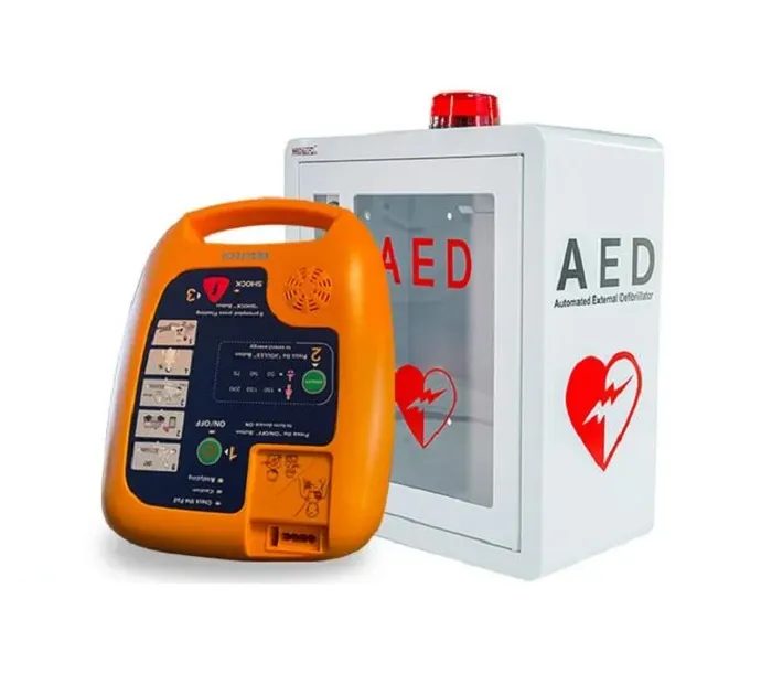 Meditech Alarmed Indoor/Outdoor Wall Mount Defibrillator Box AED Cabin