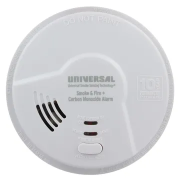 3-in-1 Smoke, Fire and Carbon Monoxide Smart Alarm with 10 Year Tamper-Proof Sealed Battery