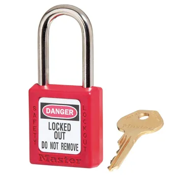 Master Lock Zenex™ 410 Thermoplstic Safety ، تم عرضه بشكل مختلف-410RED