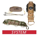 Med Sled® 36" Vertical Lift Rescue System with Harness, Olive Drab Green - MS36VLRSYS(HAR)-ODG