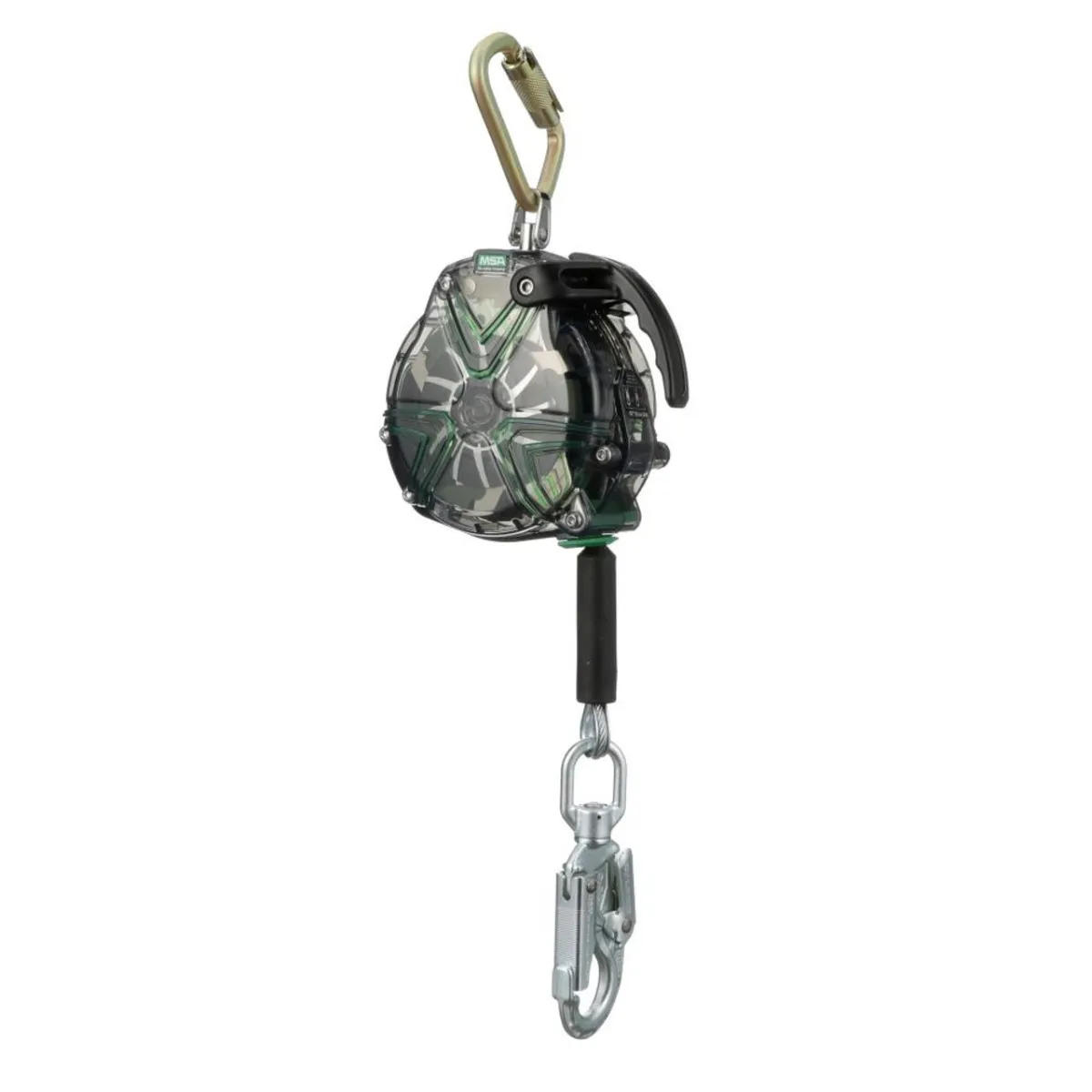 MSA V-TEC 50ft Self-Retracting Lifeline with Steel Cable – 63315-00A
