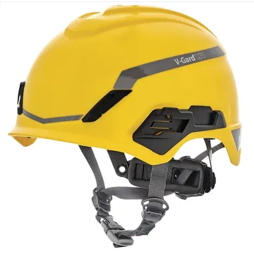 MSA V-Gard® H1 Novent, Helmet, non-vented, yellow, Fas-Trac III Pivot Foam, EN397