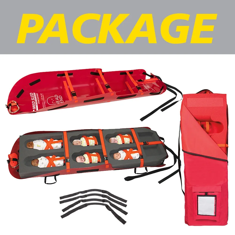 Med Sled® Infant 6 Insert Evacuation Set - MSINF6-Set