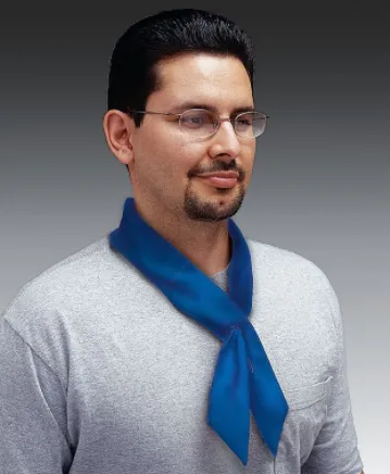 Deluxe Cooling Wrap, 100% Cotton, Royal Blue