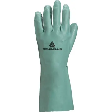 DELTAPLUS NITREX 802 Cotton Flock Nitrile Glove, 33 cm - VE802