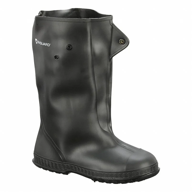 ONGUARD 86030 knee shoe cleated PVC overboot black for men’s shoe size 12 to 13