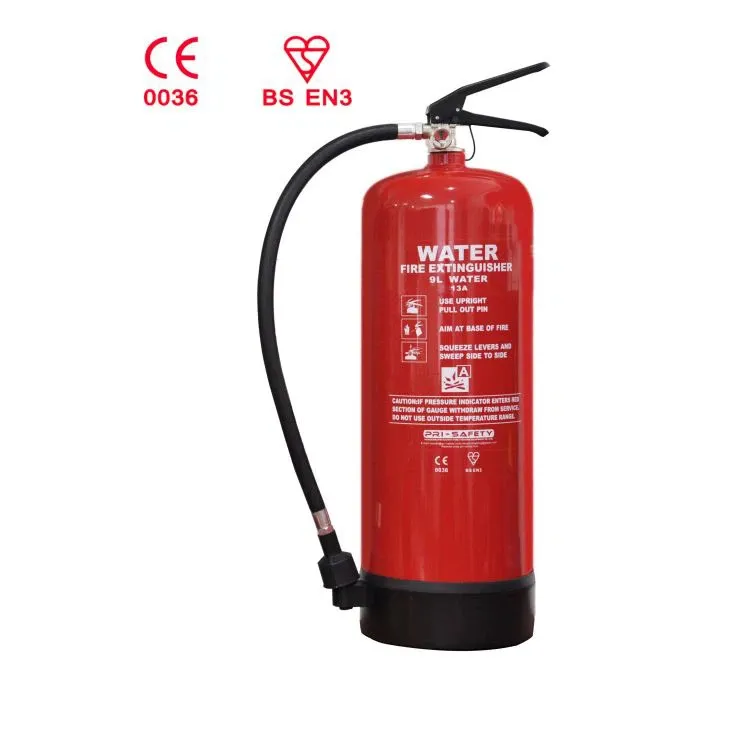 9L Water Fire Extinguisher, Stored Pressure, BSI/Kitemark/QCD Approved, Model: FGW9, Manufacturer: Fireguard