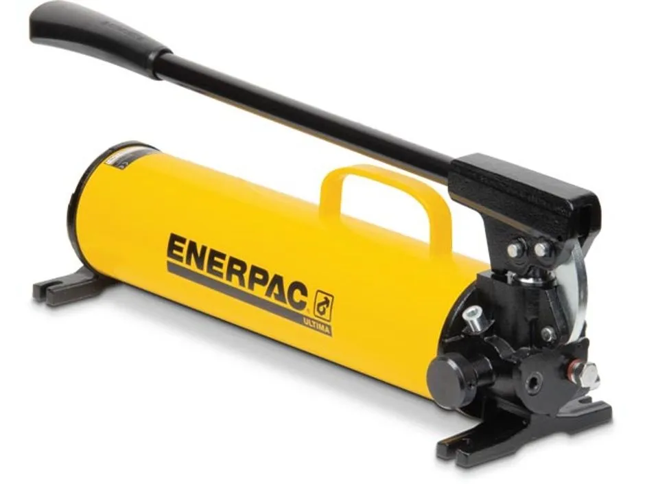 ENERPAC Two Speed, ULTIMA Steel Hydraulic Hand Pump, 134 in3 Usable Oil - P80