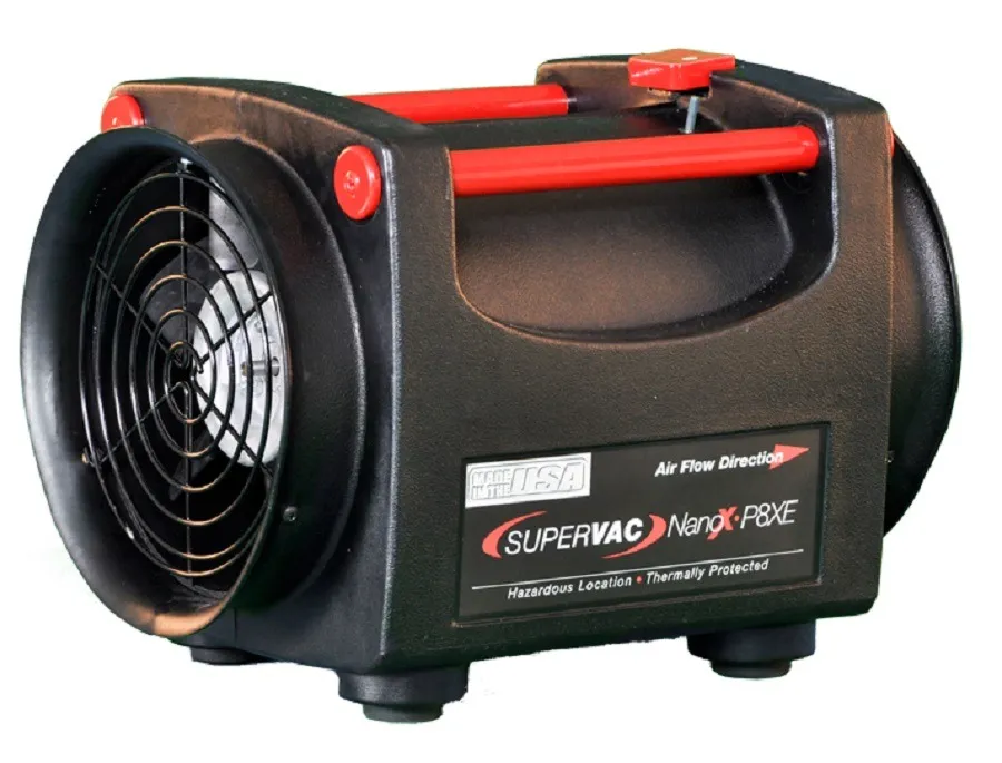 SUPER VAC Hazardous Location Nano Fan - P8XE 