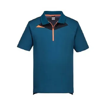 Polo shirt 100 % polyester metro blue dx410mbr