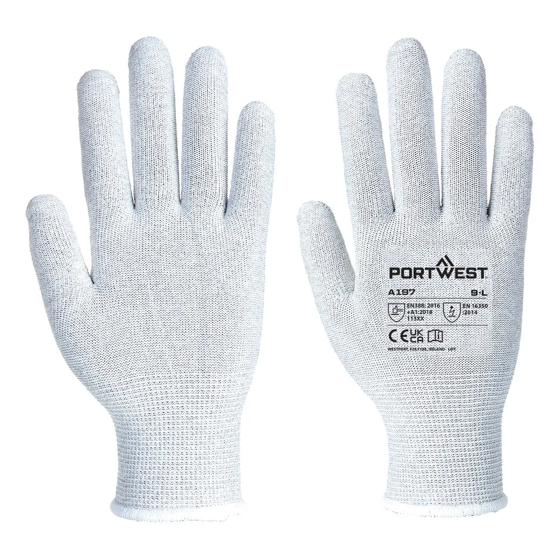 Portwest ESD 13 Liner Glove A197 anti-static glove for electronics