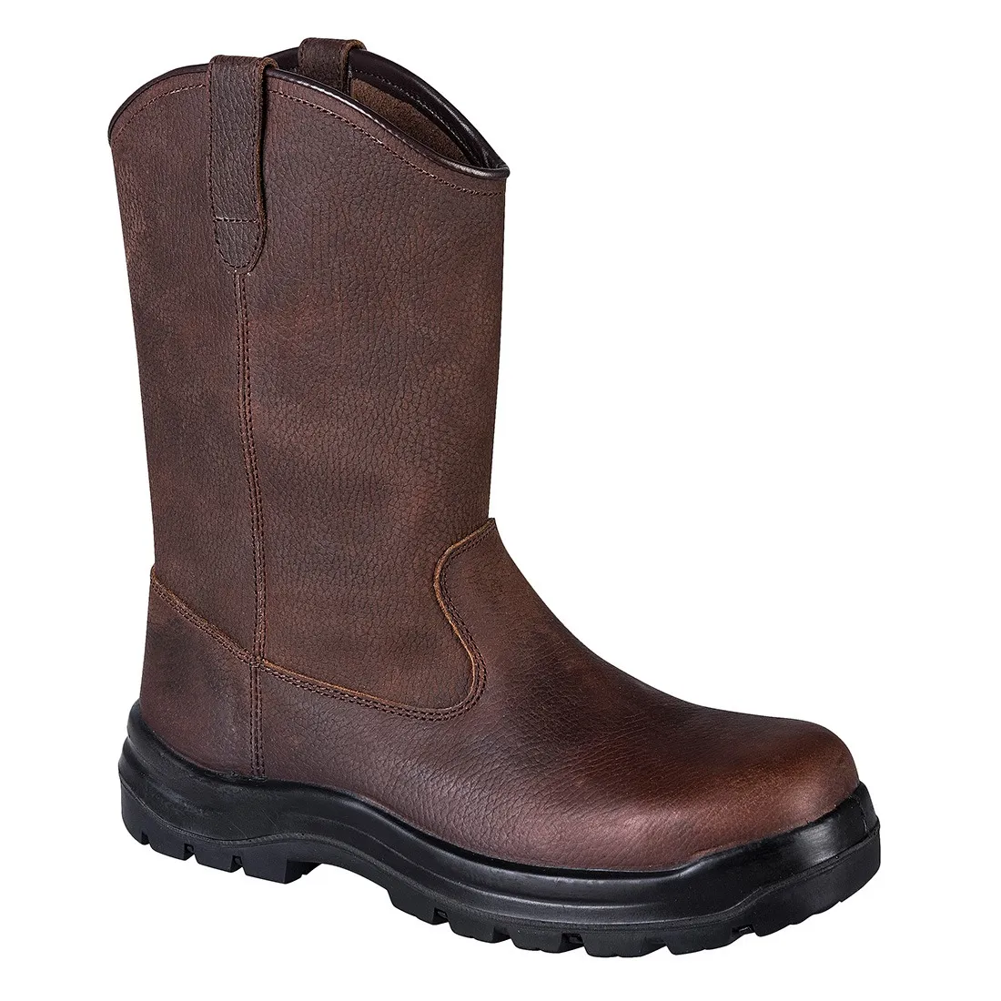 Portwest FC16 Composite Leather Rigger Boot S3S HRO FO SR with composite toe and heat resistant outsole