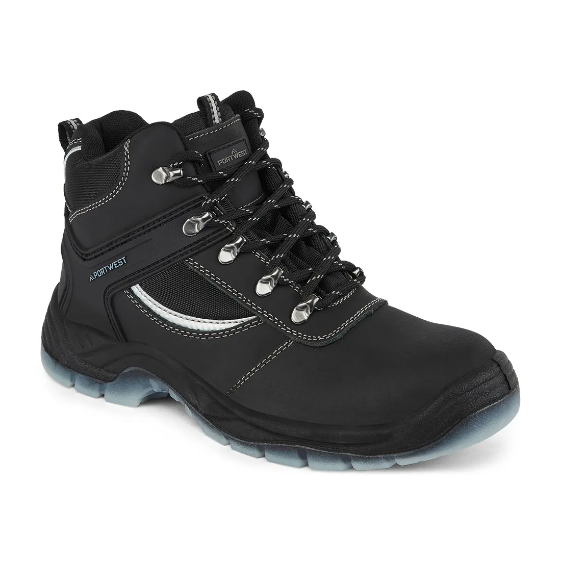 Portwest FW69 steel leather hiker boot with S3 SRC safety rating