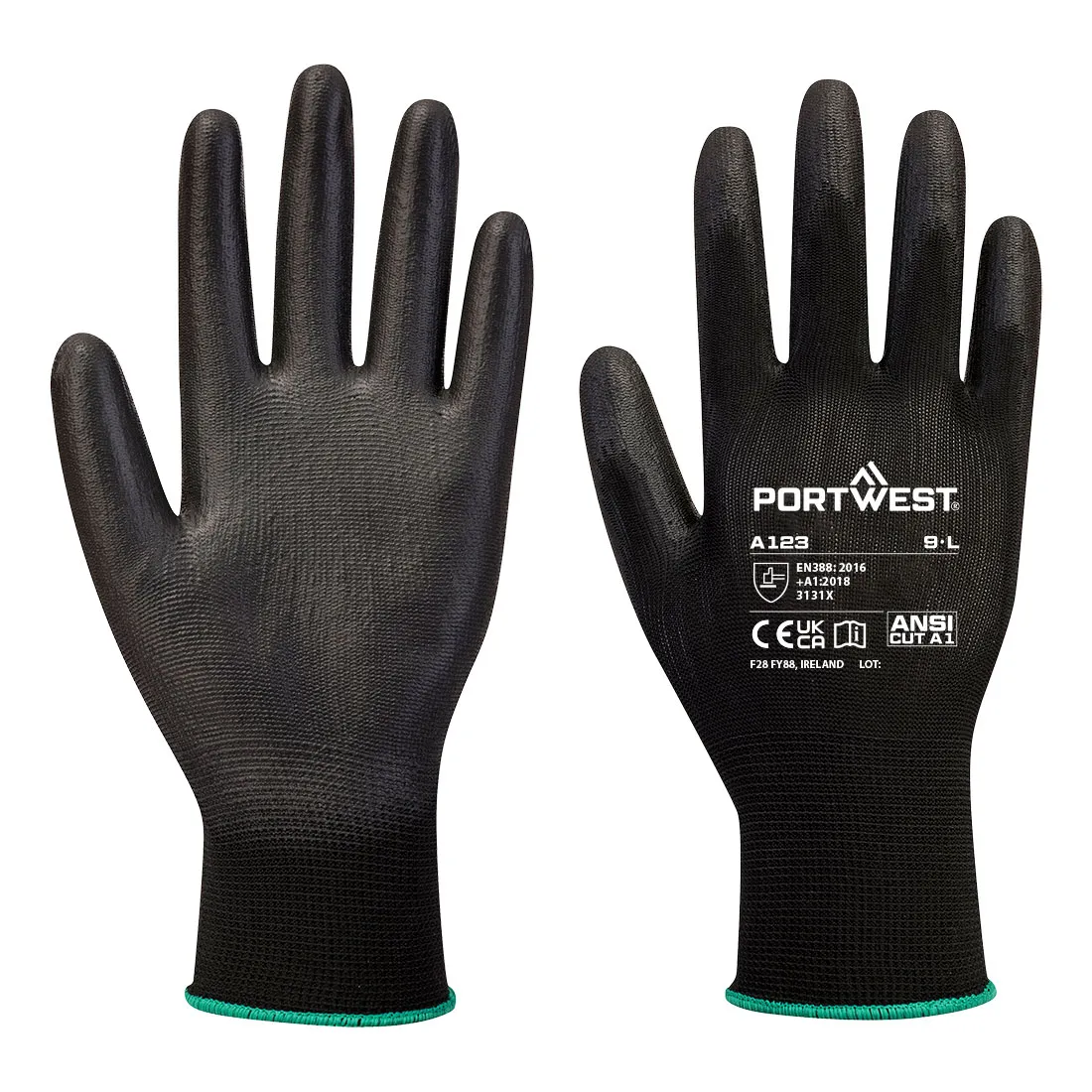 Portwest Grip 13 PU Latex Free Glove A123 latex-free breathable glove