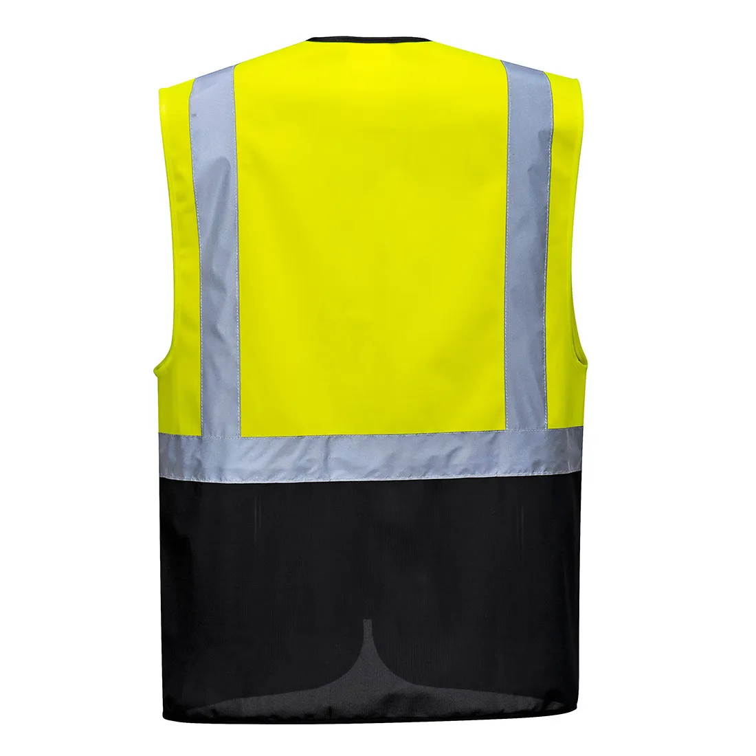 Portwest Warsaw Hi-Vis Vest Yellow/Black C476 - Safety Gear