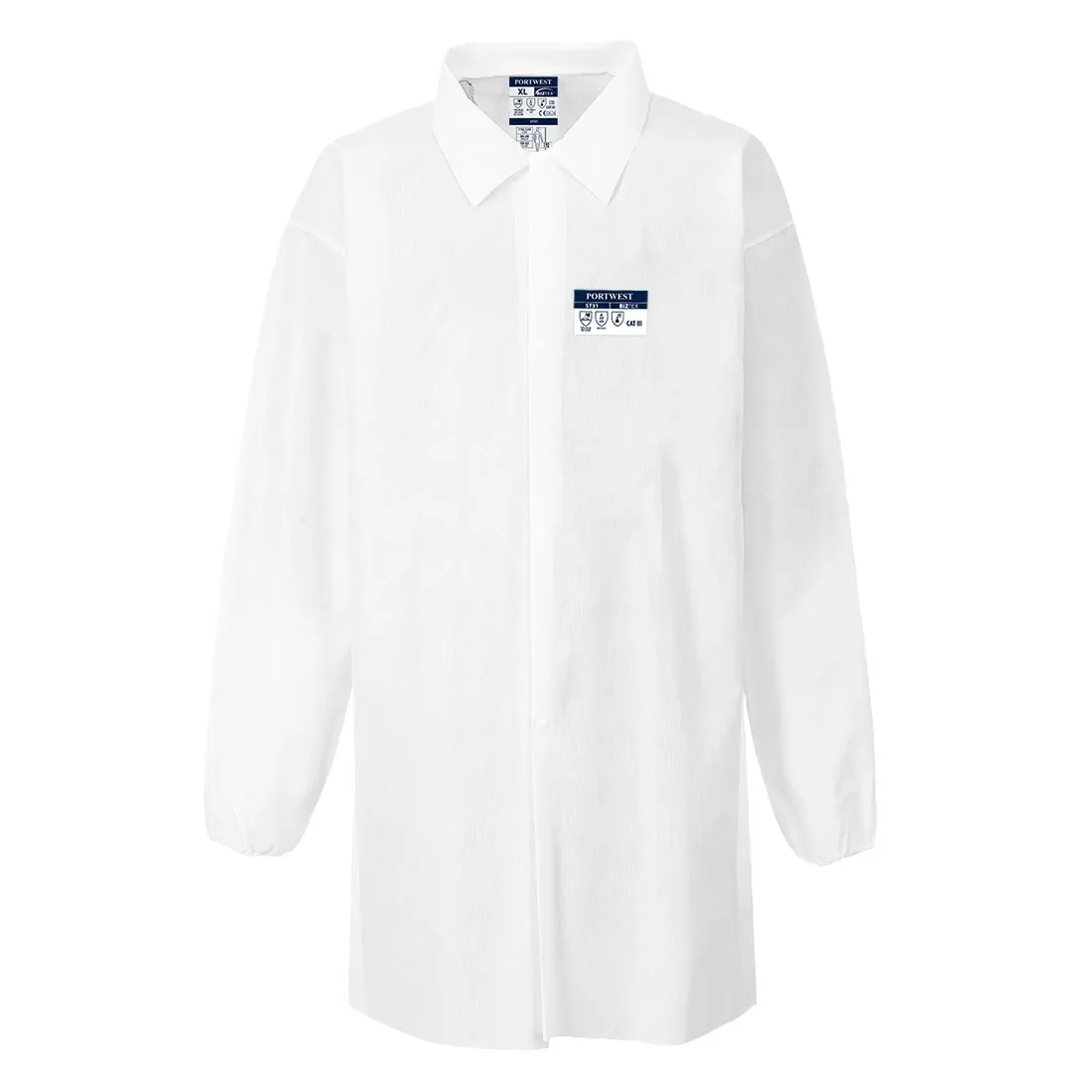 Porwest White BizTex SMS Coat Type PB ST31