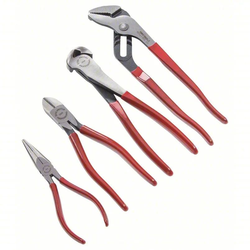PROTO Pliers Set J226GS with 4 pliers, manual operation, and a 2-5 pliers range
