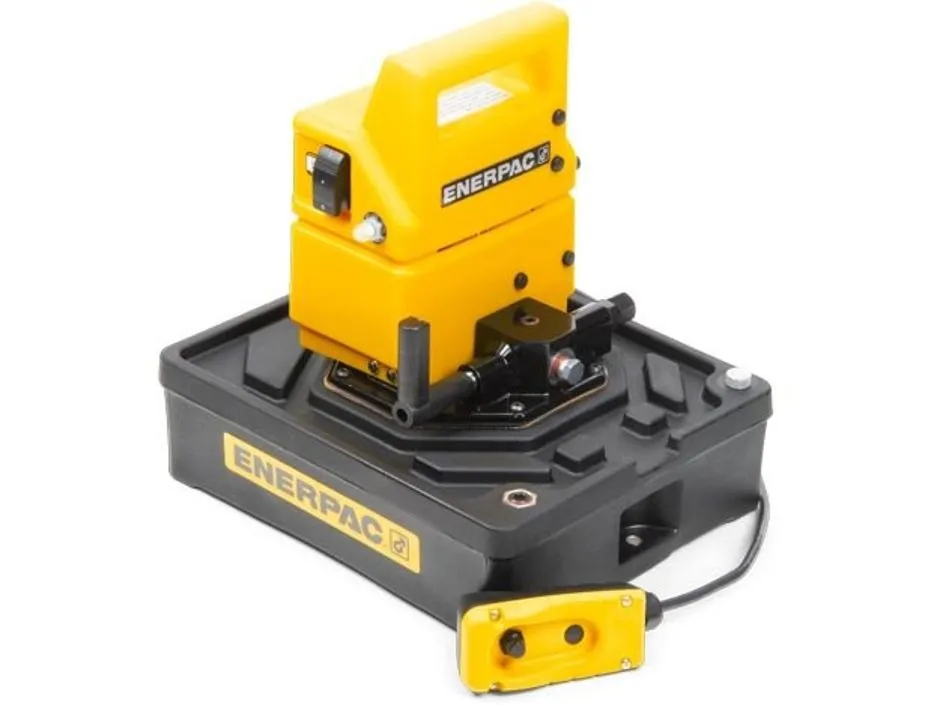 Enerpac اثنين من السرعة ، المضخة الهيدروليكية الكهربائية الاقتصادية ، 3/2 صمام يدوي ، 230 فولت ، للاستخدام مع أسطوانات أحادية المفعول - PUJ1201E