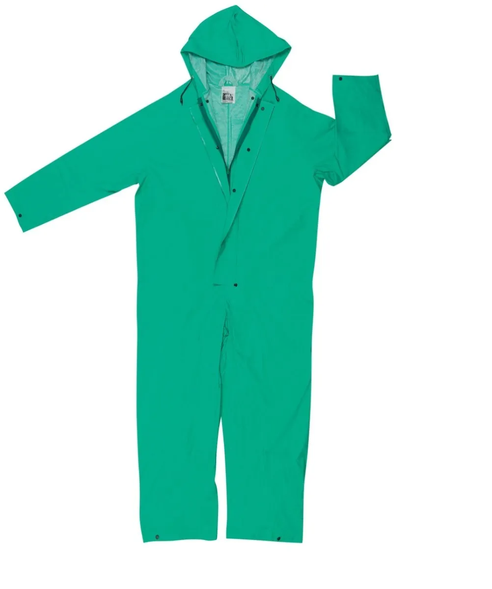 Reusable Coverall Splash resistance, PVC / Polyester Green