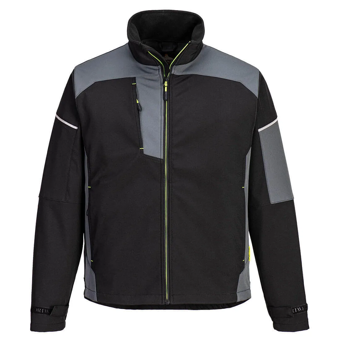 Portwest PW3 سوفت شيل (3 لتر) أسود/رمادي مكبر - PW378 