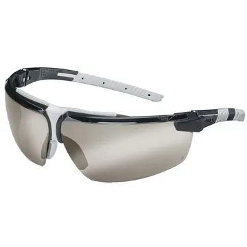UVEX i-3 Anti-Mist UV Safety Glasses, Silver Polycarbonate Lens - 9190-885