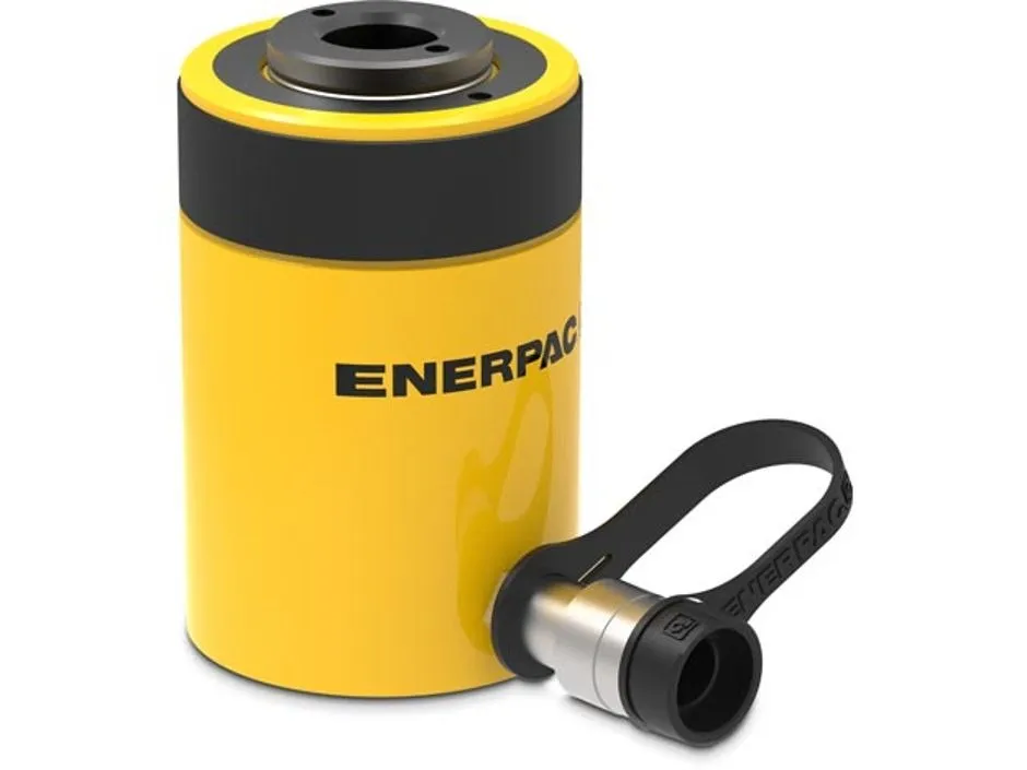 ENERPAC 36.1 ton Capacity, 2.50 in Stroke, Single-Acting, Hollow Plunger Hydraulic Cylinder - RCH302