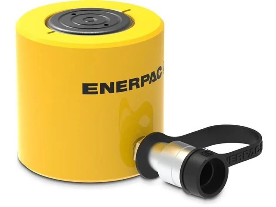 سعة Enerpac 48.1 طن ، 2.38 في السكتة الدماغية ، أسطوانة هيدروليكية منخفضة الارتفاع - RCS502