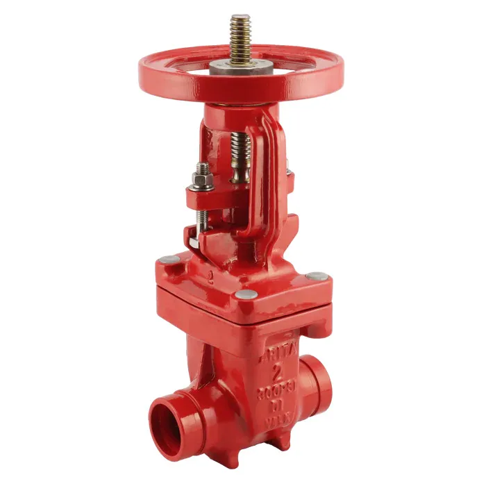 OS & Y Gate Valve, Grooved Ends, 300 PSI, Ductile Iron, UL/FM, Model: FGO135, Manufacturer: Fireguard