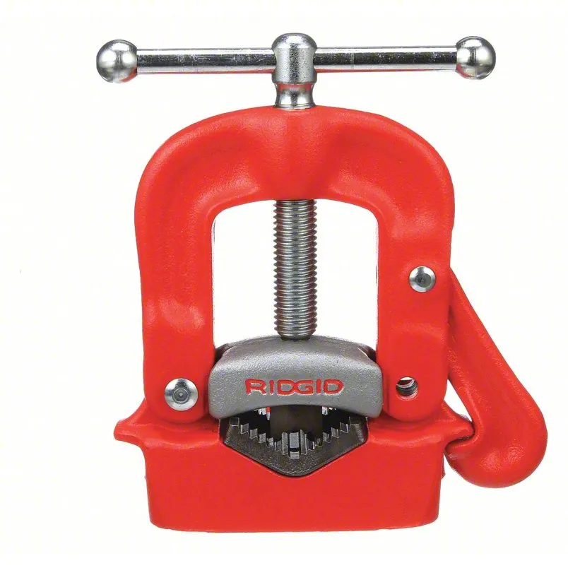 Ridgid Bench Yoke Vise: 0.13 in - 2 في نطاق حجم الأنابيب ، 9 1/2 في الحد الأقصى HT ، 9 1/2 في Min HT ، Metal ، 1ED98 - Model 40080