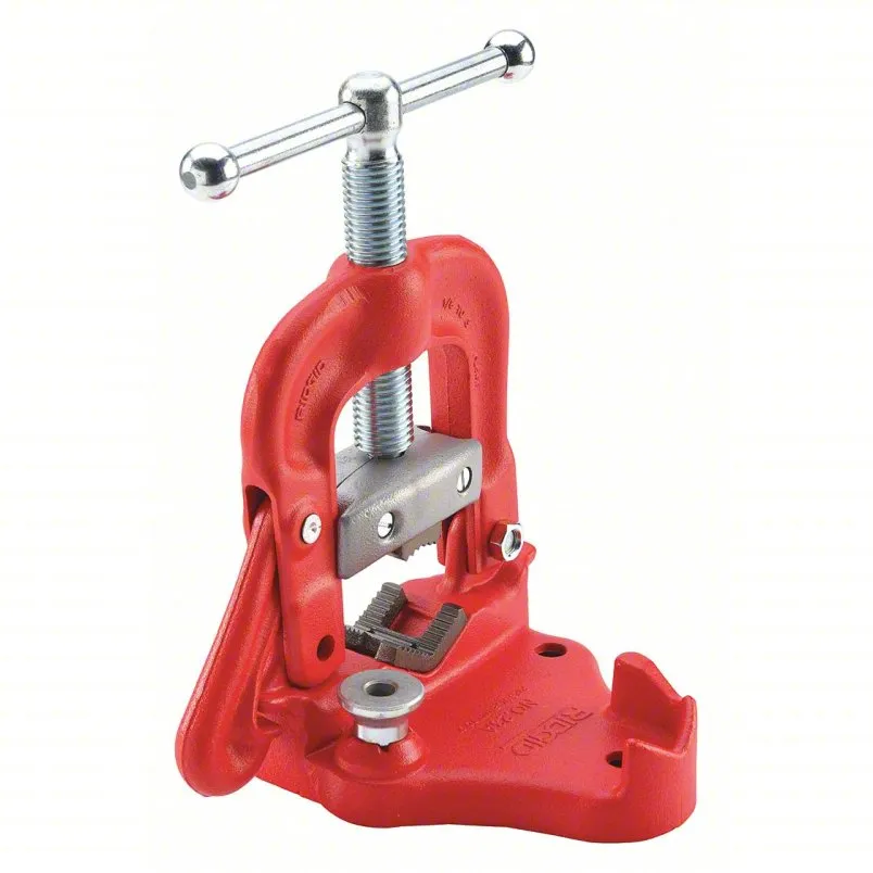 Ridgid Bench Yoke Vise: 0.13 In - 3 في نطاق حجم الأنابيب ، 12 1/2 في الحد الأقصى HT ، 12 1/2 في Min HT ، Metal ، 4cpd8 - Model 40090