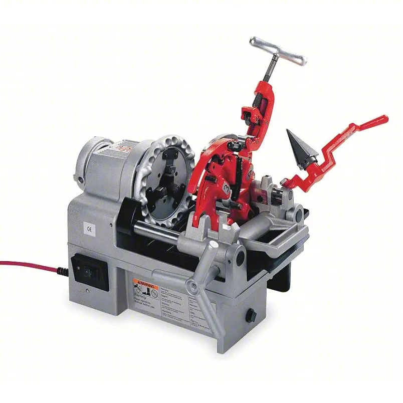 جهاز ترابط أنابيب Ridgid: 1215 ، لمدة 1/4 بوصة إلى 1 1/2 في الأنابيب ، 1/2 حصان ، تشاك يدوي ، 1 السرعة ، std ، 1xdz9 - طراز 1215