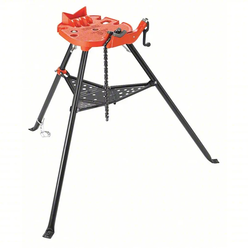 Ridgid Portable Chain Card: ساق قابلة للطي ، 0.13 بوصة - 6 في نطاق حجم الأنابيب ، 48 في الحد الأقصى HT ، 36 في Min HT ، 13C594 - Model 36273