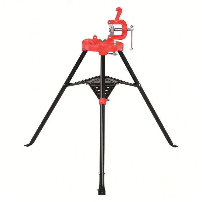Ridgid Portable Yoke Vise: ساق قابلة للطي ، 0.13 بوصة - 2.5 في نطاق حجم الأنابيب ، 35 1/2 في الحد الأقصى HT ، المعادن ، 1vuv5 - الطراز 40130