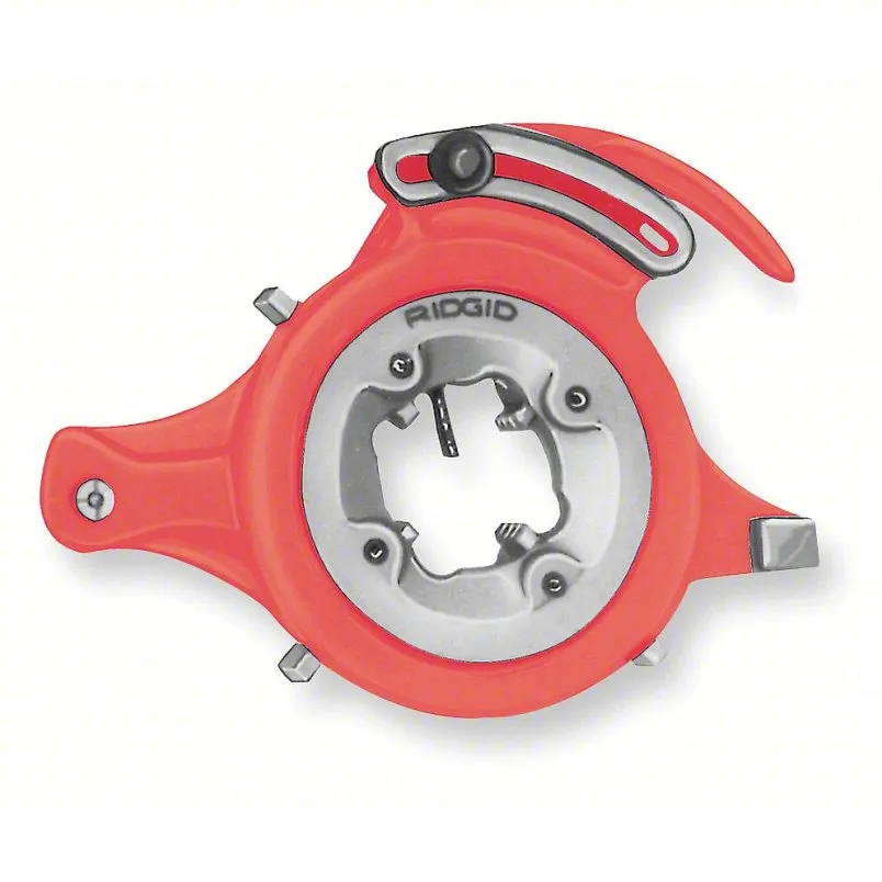 Ridgid Threading Machine Die Head: استخدم مع سلسلة 1224 ، مقابل 1/4 بوصة إلى 2 في الأنابيب ، الافتتاح الذاتي ، NPT ، 4CW40 - Model 711