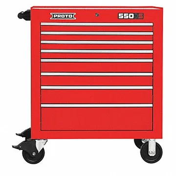 Rolling Tool Cabinet Red Heavy Duty