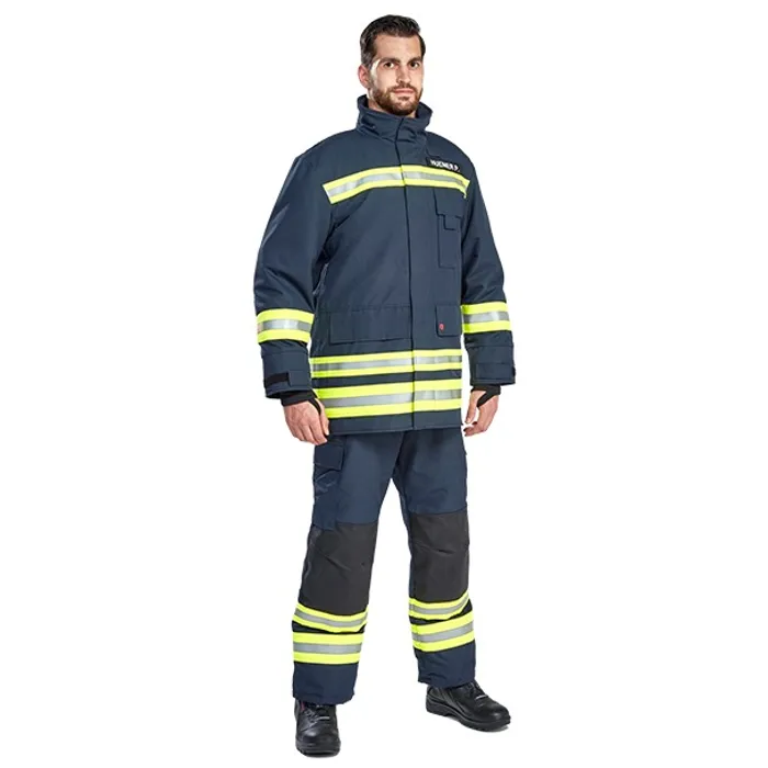 ROSENBAUER FIRE FIT Protective Clothing, Jacket, Nomex Tough, Dark