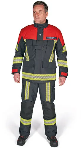 ROSENBAUER GAROS G30 Protective Clothing, Trousers, for Technical Rescue and Outdoor Fire Operations, Nomex NXT, Black Blue - 140677