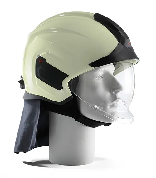 ROSENBAUER HEROS Titan, Firefighting Helmet with Neck Protector and Face shield - RB-157300 Series