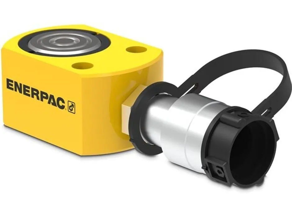سعة Enerpac 11.2 طن ، .44 في السكتة الدماغية ، الأسطوانة الهيدروليكية منخفضة الارتفاع - RSM100