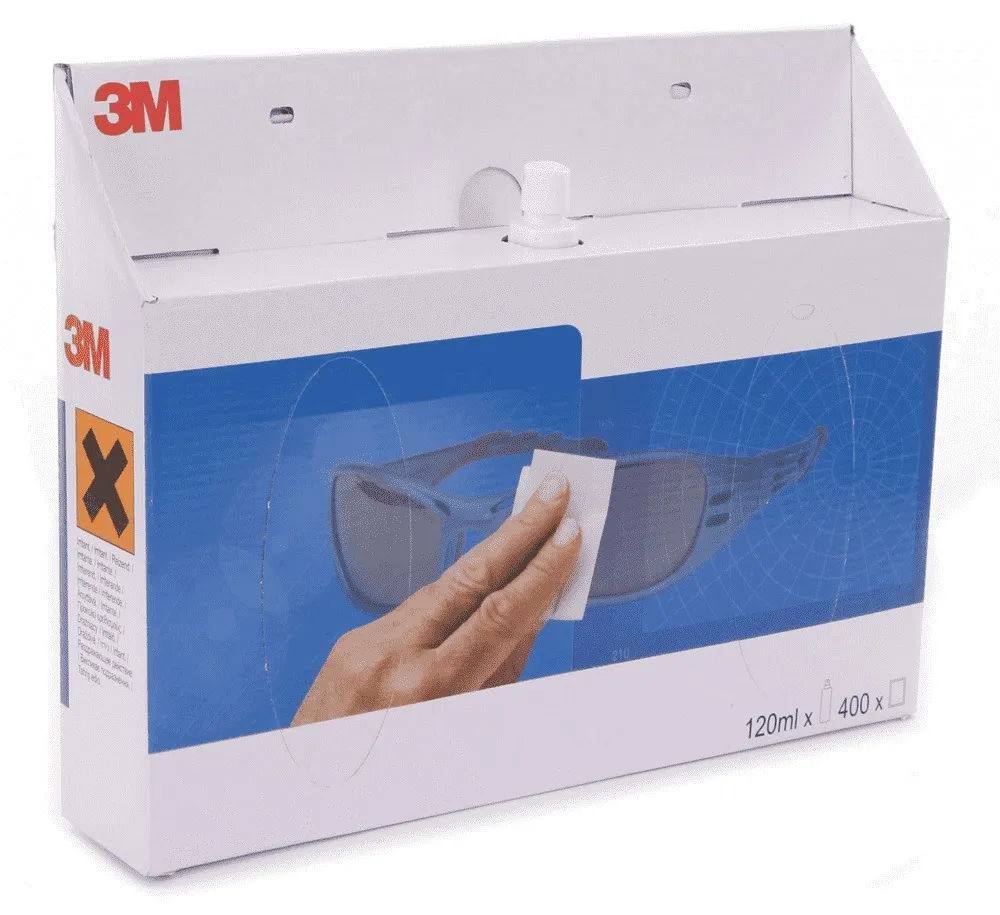 3M™ Disposable Protective Eyewear Lens, Cleaning Station